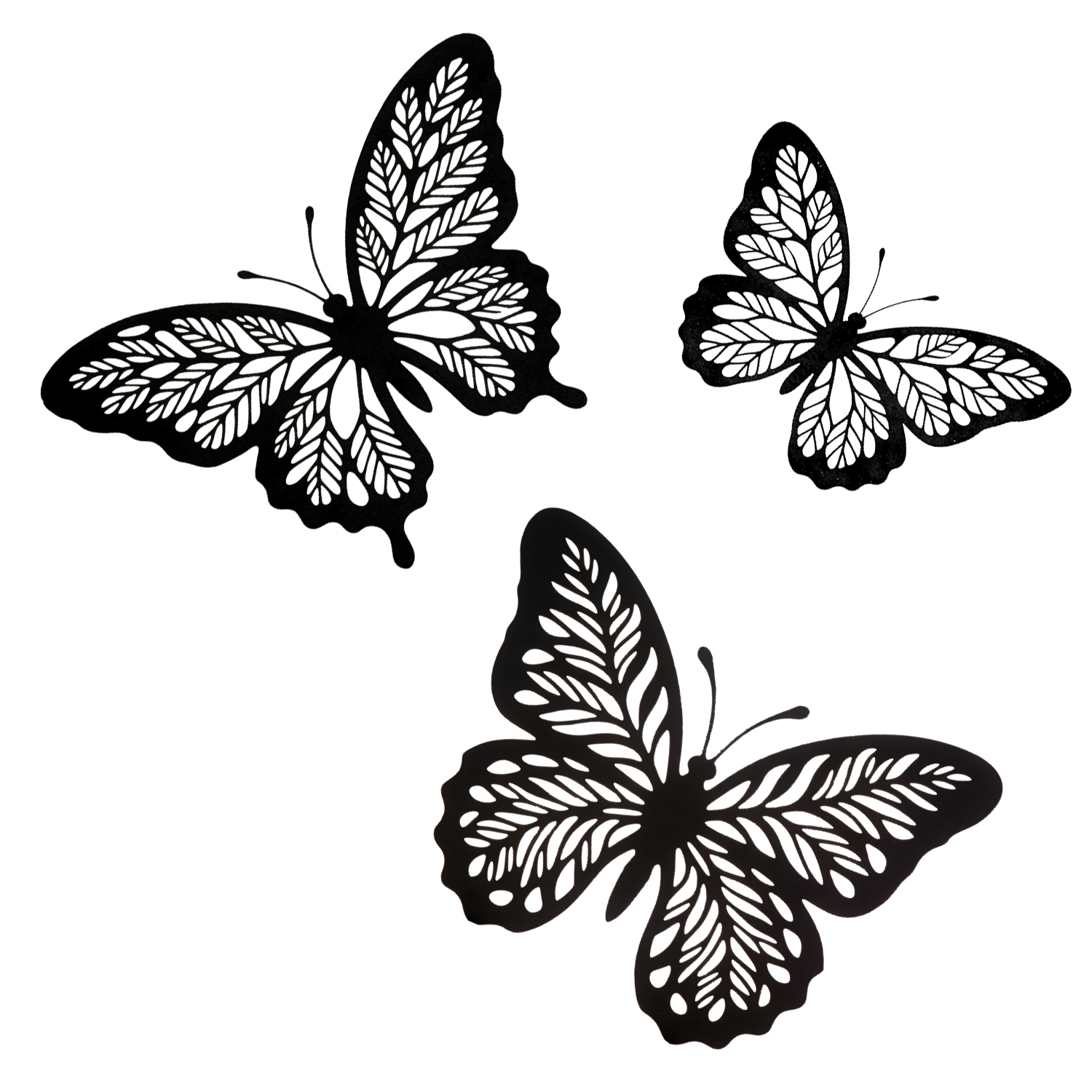 metal butterfly 3pcs-1